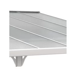 Toit De Terrasse Ajustable En Aluminium Laqué Blanc 3,05x3,14m X-METAL -Jardin Abris Magasin toit de terrasse ajustable en aluminium laque blanc 305x314m x metal 2