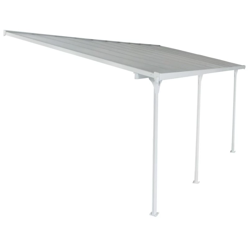 Toit De Terrasse Ajustable En Aluminium Laqué Blanc 3,05x6,18m X-METAL 7 Toit De Terrasse Ajustable En Aluminium Laqué Blanc 3,05x6,18m X-METAL – Image 5