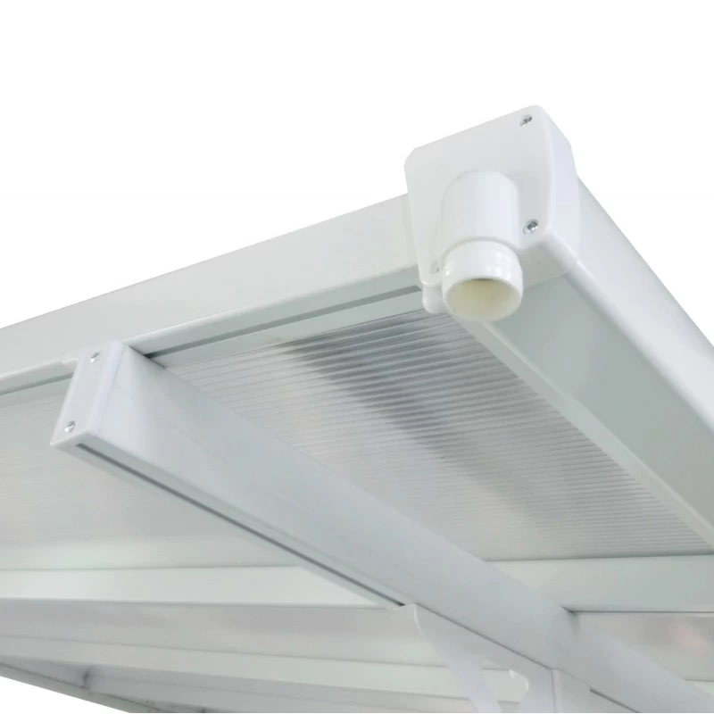 Toit De Terrasse Ajustable En Aluminium Laqué Blanc 3,05x6,18m X-METAL 8 Toit De Terrasse Ajustable En Aluminium Laqué Blanc 3,05x6,18m X-METAL – Image 6