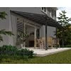 Toit De Terrasse En Aluminium Gris 3x6,10m + PC 16mm Olympia - Palram - Canopia -Jardin Abris Magasin toit de terrasse en aluminium gris 3x610m pc 16mm olympia palram