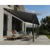Toit De Terrasse En Aluminium Gris 3x8,51m + PC 16mm Olympia - Palram - Canopia -Jardin Abris Magasin toit de terrasse en aluminium gris 3x851m pc 16mm olympia palram