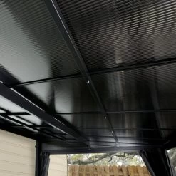 Tonnelle Adossée St. Barth 363x248cm En Aluminium Et Polycarbonate 8mm - SOJAG -Jardin Abris Magasin tonnelle adossee st barth 363x248cm en aluminium et polycarbonate 8mm sojag 4