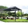 Tonnelle Couv’Terrasse® E Store 3x3m En Aluminium Laqué Gris Et Polycarbonate 8mm - Chalet Et Jardin -Jardin Abris Magasin tonnelle couvterrasse e store 3x3m en aluminium laque gris et polycarbonate 8mm chalet et jardin