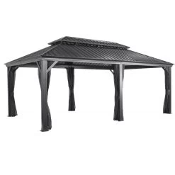 Tonnelle De Jardin Messina 363x598cm En Aluminium Thermolaqué Anthracite – SOJAG 10 Tonnelle De Jardin Messina 363x598cm En Aluminium Thermolaqué Anthracite – SOJAG -Jardin Abris Magasin tonnelle de jardin messina 363x598cm en aluminium thermolaque anthracite sojag 2