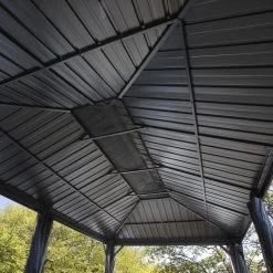 Tonnelle De Jardin Messina 363x598cm En Aluminium Thermolaqué Anthracite – SOJAG 11 Tonnelle De Jardin Messina 363x598cm En Aluminium Thermolaqué Anthracite – SOJAG -Jardin Abris Magasin tonnelle de jardin messina 363x598cm en aluminium thermolaque anthracite sojag 3