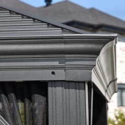 Tonnelle De Jardin Mykonos 299x364cm En Aluminium Thermolaqué – SOJAG -Jardin Abris Magasin tonnelle de jardin mykonos 299x364cm en aluminium thermolaque sojag 3