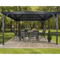 Tonnelle De Jardin Ventura 296x423cm En Aluminium Thermolaqué – SOJAG