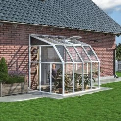 Véranda En PVC Et Polycarbonate Transparent 200x262cm Sun Room - Canopia By Palram -Jardin Abris Magasin veranda 200x262cm en resine de pvc et polycarbonate rion sun room 3