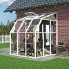 Véranda En PVC Et Polycarbonate Transparent 200x200cm Sun Room - Canopia By Palram -Jardin Abris Magasin veranda en pvc et polycarbonate transparent 200x200cm sun room rion