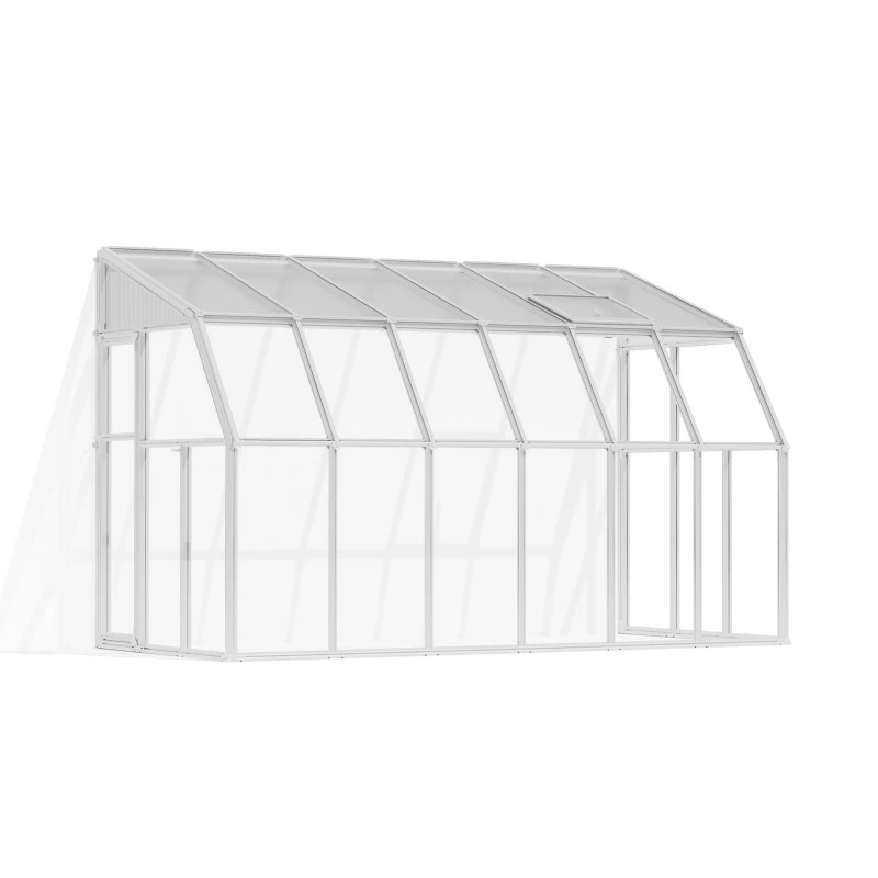 Véranda En PVC Et Polycarbonate Transparent 200x386cm Sun Room - Canopia By Palram 4 Véranda En PVC Et Polycarbonate Transparent 200x386cm Sun Room - Canopia By Palram – Image 2