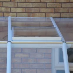 Véranda En PVC Et Polycarbonate Transparent 200x448cm Sun Room - Canopia By Palram -Jardin Abris Magasin veranda en pvc et polycarbonate transparent 200x448cm sun room rion 3