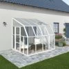 Véranda En PVC Et Polycarbonate Transparent 258x260cm Sun Room - Canopia By Palram -Jardin Abris Magasin veranda en pvc et polycarbonate transparent 258x260cm sun room rion