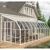 Véranda En PVC Et Polycarbonate Transparent 258x632cm Sun Room - Canopia By Palram -Jardin Abris Magasin veranda en pvc et polycarbonate transparent 258x632cm sun room rion