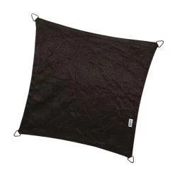 Voile D'ombrage Carrée Coolfit 500x500cm Noir – NESLING -Jardin Abris Magasin voile d ombrage carree coolfit 500x500cm noir nesling 2