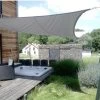 Voile D'ombrage Carrée Dreamsail 400x400cm Gris Imperméable – NESLING -Jardin Abris Magasin voile d ombrage carree dreamsail 400x400cm gris impermeable nesling