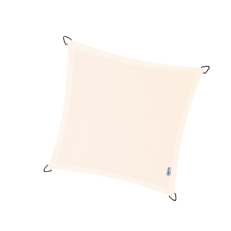 Voile D'ombrage Carrée Dreamsail 500x500cm Blanc Imperméable – NESLING 3 Voile D'ombrage Carrée Dreamsail 500x500cm Blanc Imperméable – NESLING