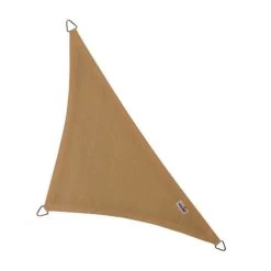Voile D'ombrage Triangle 90° Coolfit 500x500x710cm Sable - NESLING -Jardin Abris Magasin voile d ombrage triangle 90 coolfit 500x500x710cm sable nesling 2
