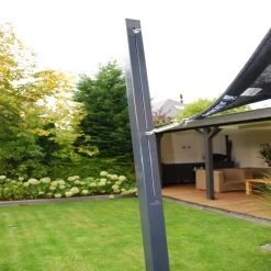 Voile D'ombrage Triangle Coolfit 500x500x500cm Anthracite - NESLING 8 Voile D'ombrage Triangle Coolfit 500x500x500cm Anthracite - NESLING -Jardin Abris Magasin voile d ombrage triangle coolfit 500x500x500cm anthracite nesling 2