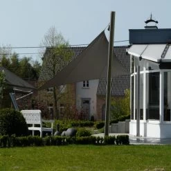 Voile D'ombrage Triangle Dreamsail 400x400x400cm Gris Imperméable - NESLING